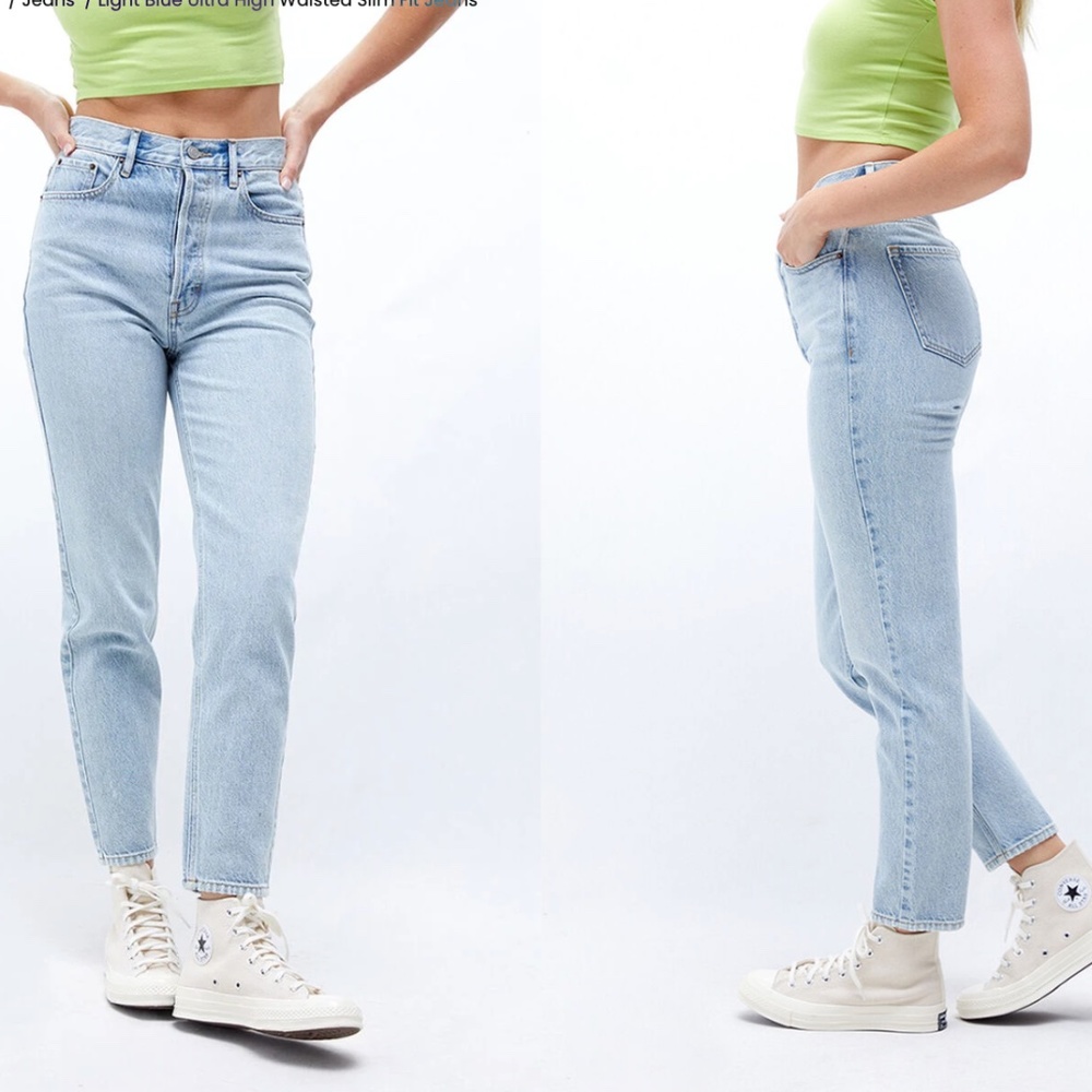 PACSUN ultra high waisted slim fit jeans